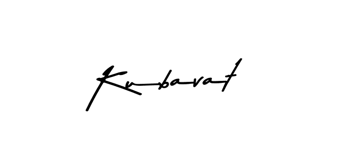 Create a beautiful signature design for name Kubavat. With this signature (Asem Kandis PERSONAL USE) fonts, you can make a handwritten signature for free. Kubavat signature style 9 images and pictures png