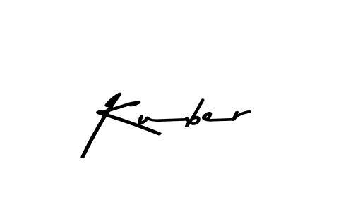 Kuber stylish signature style. Best Handwritten Sign (Asem Kandis PERSONAL USE) for my name. Handwritten Signature Collection Ideas for my name Kuber. Kuber signature style 9 images and pictures png