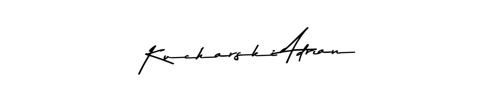 if you are searching for the best signature style for your name Kucharski Adrian. so please give up your signature search. here we have designed multiple signature styles  using Asem Kandis PERSONAL USE. Kucharski Adrian signature style 9 images and pictures png