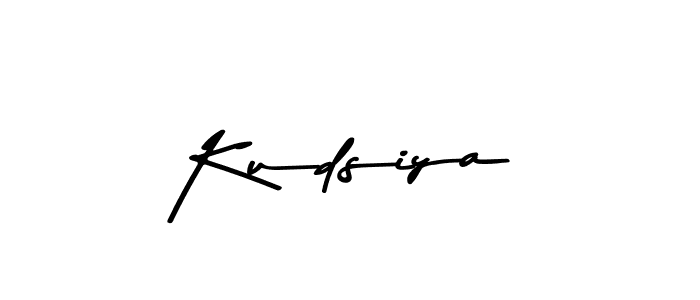 The best way (Asem Kandis PERSONAL USE) to make a short signature is to pick only two or three words in your name. The name Kudsiya include a total of six letters. For converting this name. Kudsiya signature style 9 images and pictures png