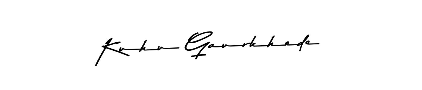 Here are the top 10 professional signature styles for the name Kuhu Gaurkhede. These are the best autograph styles you can use for your name. Kuhu Gaurkhede signature style 9 images and pictures png