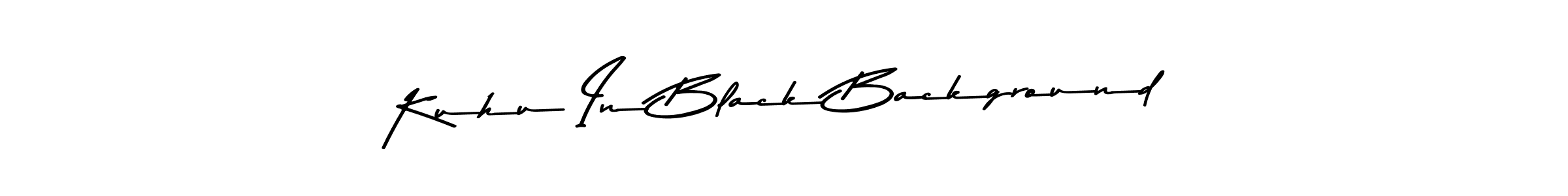 Make a beautiful signature design for name Kuhu In Black Background. Use this online signature maker to create a handwritten signature for free. Kuhu In Black Background signature style 9 images and pictures png