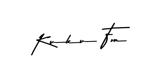 Kuku Fm stylish signature style. Best Handwritten Sign (Asem Kandis PERSONAL USE) for my name. Handwritten Signature Collection Ideas for my name Kuku Fm. Kuku Fm signature style 9 images and pictures png