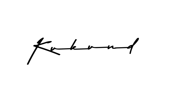 Kukund stylish signature style. Best Handwritten Sign (Asem Kandis PERSONAL USE) for my name. Handwritten Signature Collection Ideas for my name Kukund. Kukund signature style 9 images and pictures png