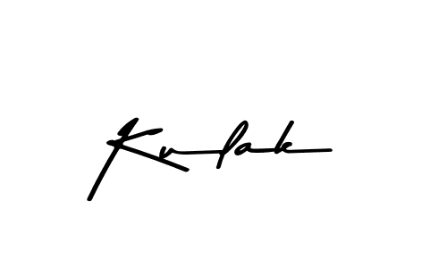 Design your own signature with our free online signature maker. With this signature software, you can create a handwritten (Asem Kandis PERSONAL USE) signature for name Kulak. Kulak signature style 9 images and pictures png