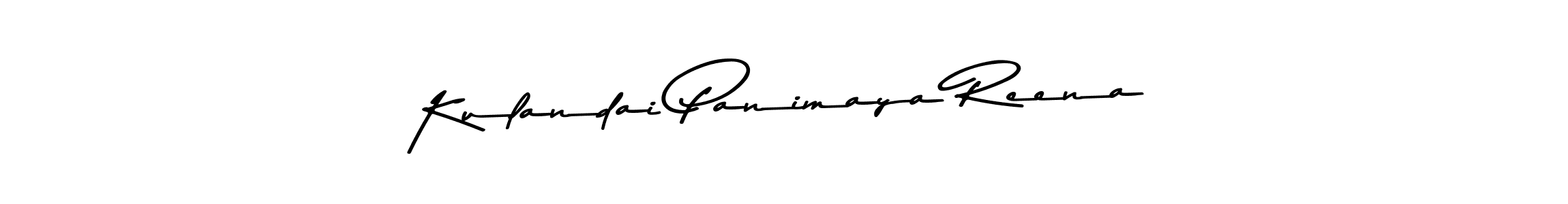 Make a beautiful signature design for name Kulandai Panimaya Reena. Use this online signature maker to create a handwritten signature for free. Kulandai Panimaya Reena signature style 9 images and pictures png