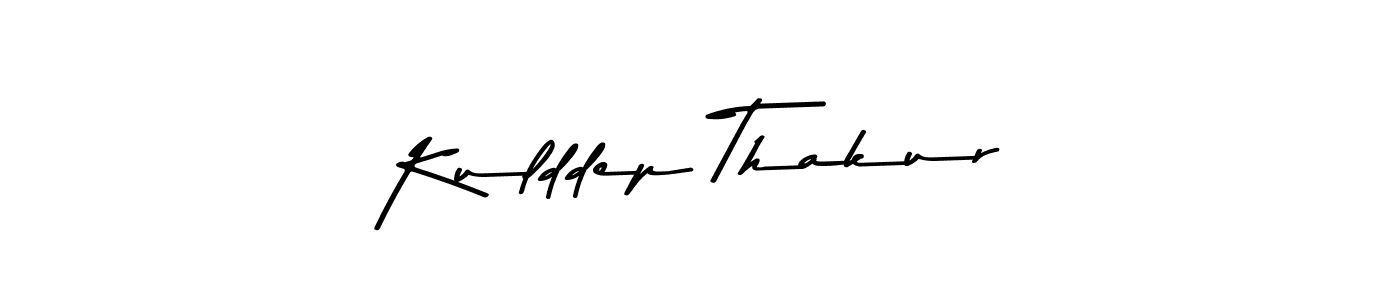 Create a beautiful signature design for name Kulddep Thakur. With this signature (Asem Kandis PERSONAL USE) fonts, you can make a handwritten signature for free. Kulddep Thakur signature style 9 images and pictures png