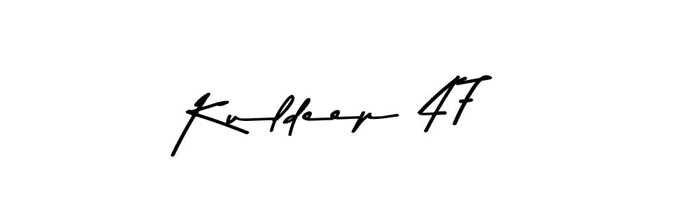 Make a beautiful signature design for name Kuldeep 47. With this signature (Asem Kandis PERSONAL USE) style, you can create a handwritten signature for free. Kuldeep 47 signature style 9 images and pictures png