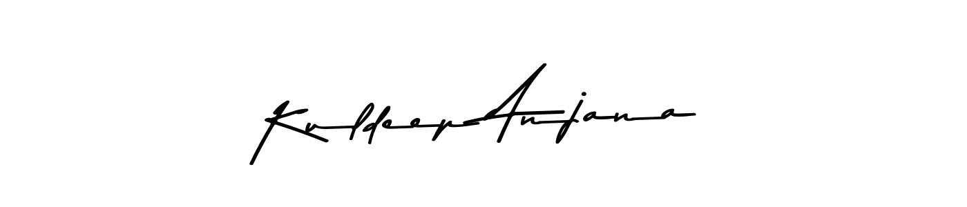 The best way (Asem Kandis PERSONAL USE) to make a short signature is to pick only two or three words in your name. The name Kuldeep Anjana include a total of six letters. For converting this name. Kuldeep Anjana signature style 9 images and pictures png