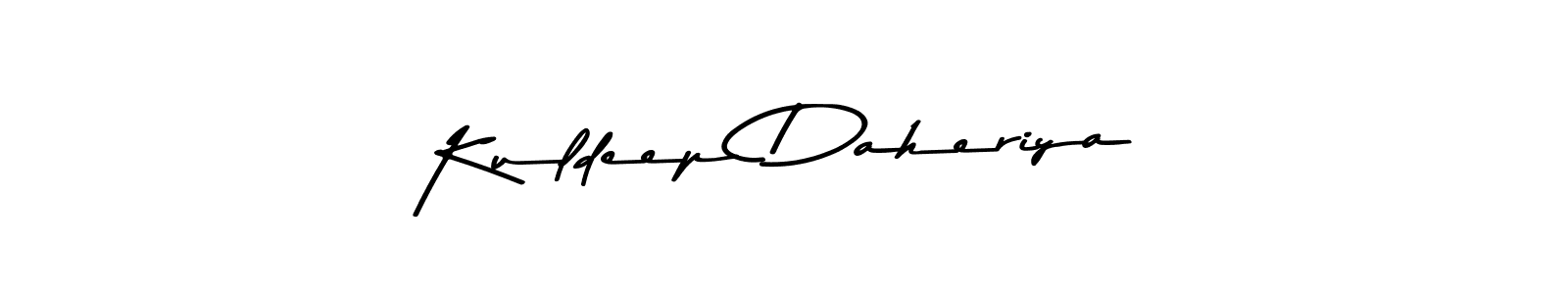 How to make Kuldeep Daheriya signature? Asem Kandis PERSONAL USE is a professional autograph style. Create handwritten signature for Kuldeep Daheriya name. Kuldeep Daheriya signature style 9 images and pictures png