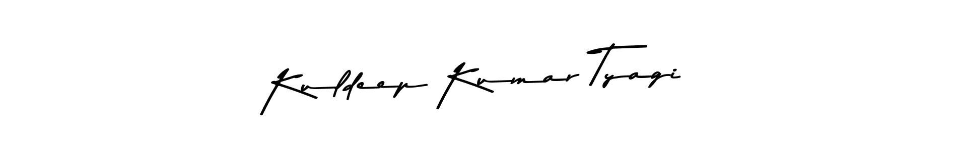 Make a beautiful signature design for name Kuldeep Kumar Tyagi. With this signature (Asem Kandis PERSONAL USE) style, you can create a handwritten signature for free. Kuldeep Kumar Tyagi signature style 9 images and pictures png