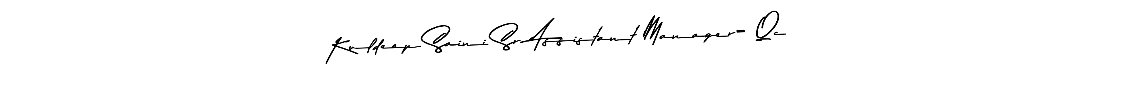 You can use this online signature creator to create a handwritten signature for the name Kuldeep Saini Sr. Assistant Manager- Qc. This is the best online autograph maker. Kuldeep Saini Sr. Assistant Manager- Qc signature style 9 images and pictures png
