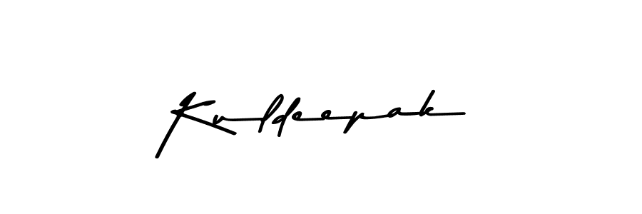 Use a signature maker to create a handwritten signature online. With this signature software, you can design (Asem Kandis PERSONAL USE) your own signature for name Kuldeepak. Kuldeepak signature style 9 images and pictures png
