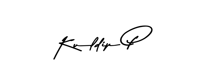 Also we have Kuldip P name is the best signature style. Create professional handwritten signature collection using Asem Kandis PERSONAL USE autograph style. Kuldip P signature style 9 images and pictures png