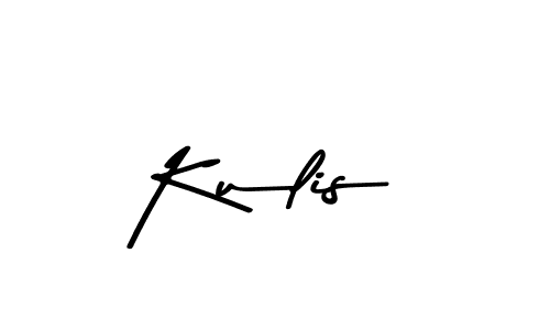 Use a signature maker to create a handwritten signature online. With this signature software, you can design (Asem Kandis PERSONAL USE) your own signature for name Kulis. Kulis signature style 9 images and pictures png