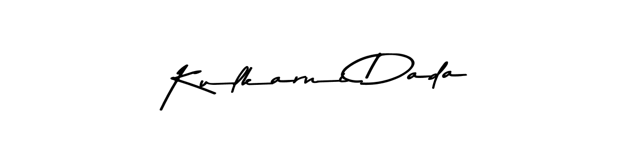 Design your own signature with our free online signature maker. With this signature software, you can create a handwritten (Asem Kandis PERSONAL USE) signature for name Kulkarni Dada. Kulkarni Dada signature style 9 images and pictures png