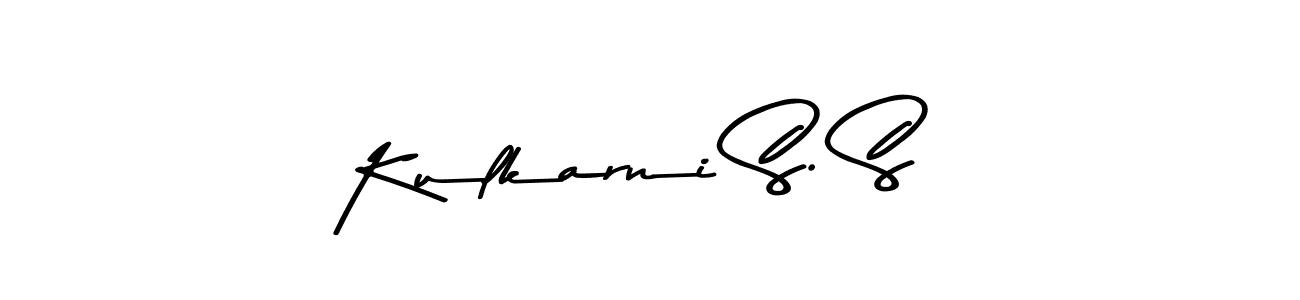 Kulkarni S. S stylish signature style. Best Handwritten Sign (Asem Kandis PERSONAL USE) for my name. Handwritten Signature Collection Ideas for my name Kulkarni S. S. Kulkarni S. S signature style 9 images and pictures png