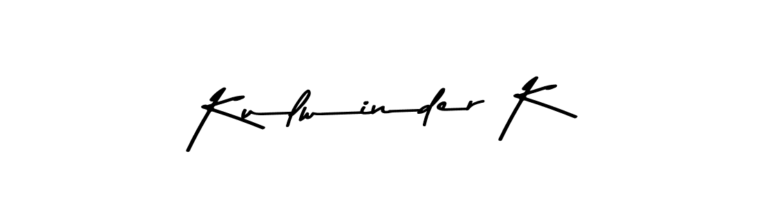 Use a signature maker to create a handwritten signature online. With this signature software, you can design (Asem Kandis PERSONAL USE) your own signature for name Kulwinder K. Kulwinder K signature style 9 images and pictures png