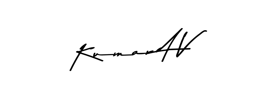 Here are the top 10 professional signature styles for the name Kumar A V. These are the best autograph styles you can use for your name. Kumar A V signature style 9 images and pictures png