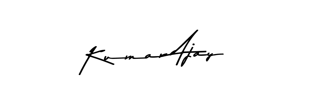 Create a beautiful signature design for name Kumar Ajay. With this signature (Asem Kandis PERSONAL USE) fonts, you can make a handwritten signature for free. Kumar Ajay signature style 9 images and pictures png
