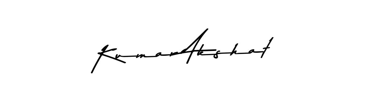 Make a beautiful signature design for name Kumar Akshat. With this signature (Asem Kandis PERSONAL USE) style, you can create a handwritten signature for free. Kumar Akshat signature style 9 images and pictures png