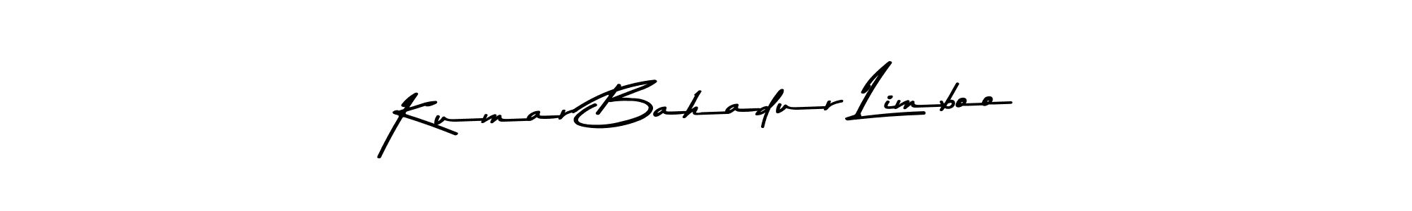 Make a beautiful signature design for name Kumar Bahadur Limboo. With this signature (Asem Kandis PERSONAL USE) style, you can create a handwritten signature for free. Kumar Bahadur Limboo signature style 9 images and pictures png