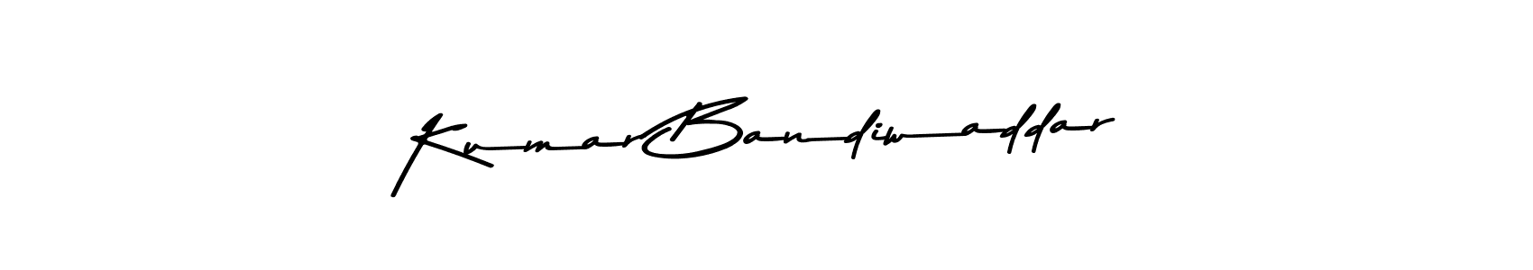 Design your own signature with our free online signature maker. With this signature software, you can create a handwritten (Asem Kandis PERSONAL USE) signature for name Kumar Bandiwaddar. Kumar Bandiwaddar signature style 9 images and pictures png