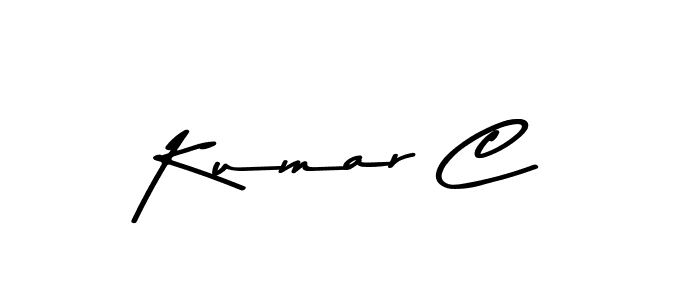 You should practise on your own different ways (Asem Kandis PERSONAL USE) to write your name (Kumar C) in signature. don't let someone else do it for you. Kumar C signature style 9 images and pictures png