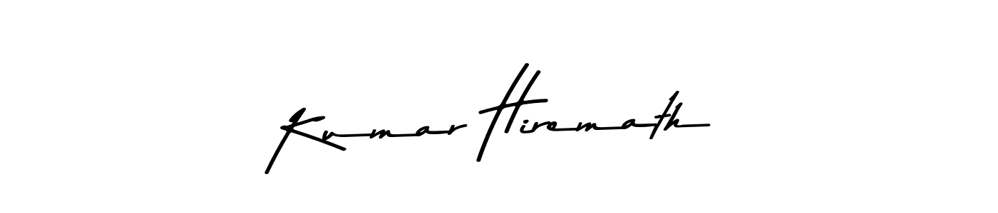 Make a beautiful signature design for name Kumar Hiremath. With this signature (Asem Kandis PERSONAL USE) style, you can create a handwritten signature for free. Kumar Hiremath signature style 9 images and pictures png