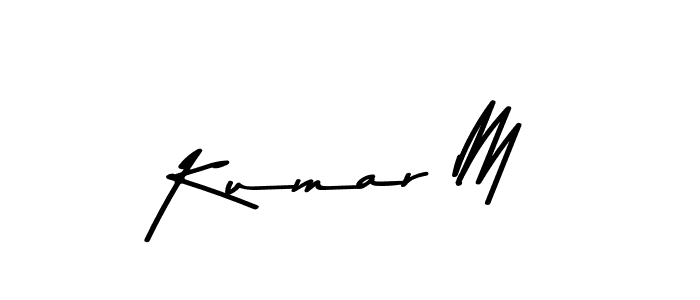 if you are searching for the best signature style for your name Kumar M. so please give up your signature search. here we have designed multiple signature styles  using Asem Kandis PERSONAL USE. Kumar M signature style 9 images and pictures png