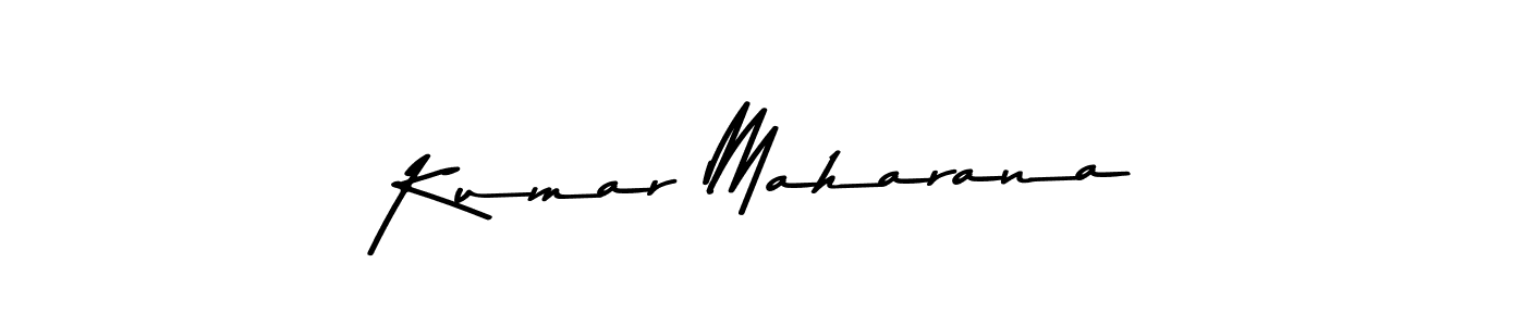 Use a signature maker to create a handwritten signature online. With this signature software, you can design (Asem Kandis PERSONAL USE) your own signature for name Kumar Maharana. Kumar Maharana signature style 9 images and pictures png