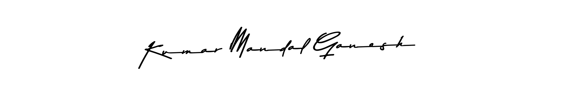 Design your own signature with our free online signature maker. With this signature software, you can create a handwritten (Asem Kandis PERSONAL USE) signature for name Kumar Mandal Ganesh. Kumar Mandal Ganesh signature style 9 images and pictures png