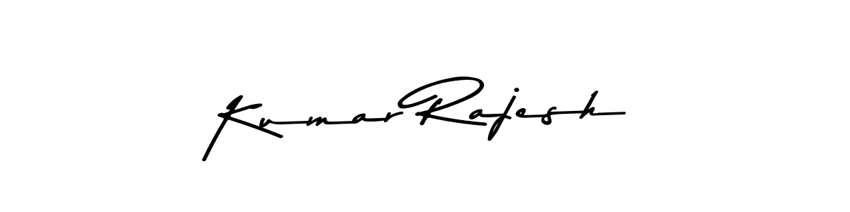 Design your own signature with our free online signature maker. With this signature software, you can create a handwritten (Asem Kandis PERSONAL USE) signature for name Kumar Rajesh. Kumar Rajesh signature style 9 images and pictures png