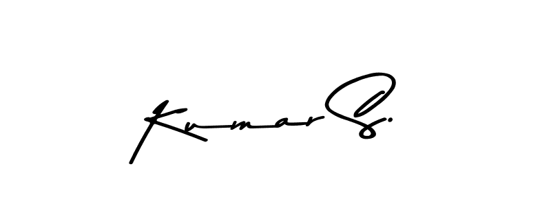 How to make Kumar S. name signature. Use Asem Kandis PERSONAL USE style for creating short signs online. This is the latest handwritten sign. Kumar S. signature style 9 images and pictures png