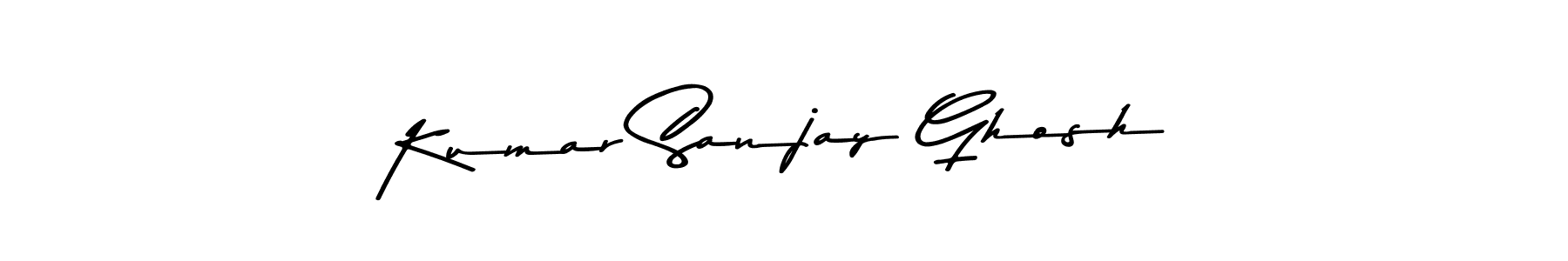 Make a beautiful signature design for name Kumar Sanjay Ghosh. With this signature (Asem Kandis PERSONAL USE) style, you can create a handwritten signature for free. Kumar Sanjay Ghosh signature style 9 images and pictures png