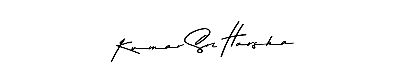 Use a signature maker to create a handwritten signature online. With this signature software, you can design (Asem Kandis PERSONAL USE) your own signature for name Kumar Sri Harsha. Kumar Sri Harsha signature style 9 images and pictures png