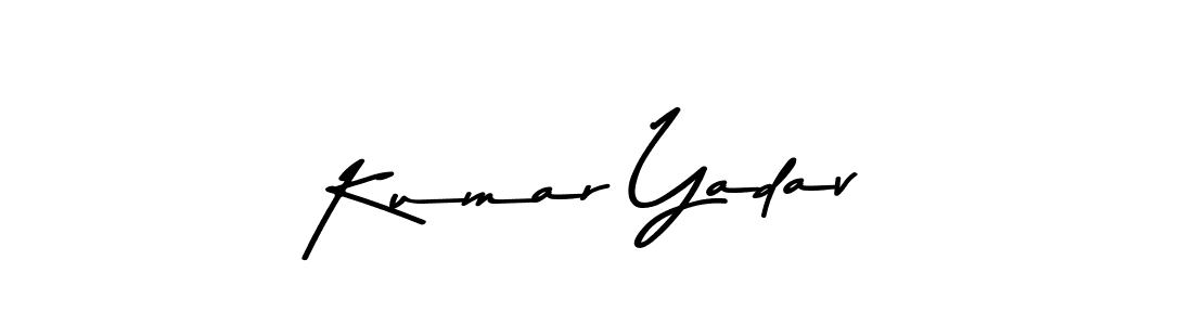 Create a beautiful signature design for name Kumar Yadav. With this signature (Asem Kandis PERSONAL USE) fonts, you can make a handwritten signature for free. Kumar Yadav signature style 9 images and pictures png