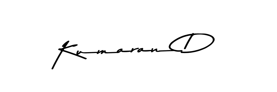 Use a signature maker to create a handwritten signature online. With this signature software, you can design (Asem Kandis PERSONAL USE) your own signature for name Kumaran D. Kumaran D signature style 9 images and pictures png