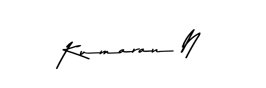 How to Draw Kumaran N signature style? Asem Kandis PERSONAL USE is a latest design signature styles for name Kumaran N. Kumaran N signature style 9 images and pictures png