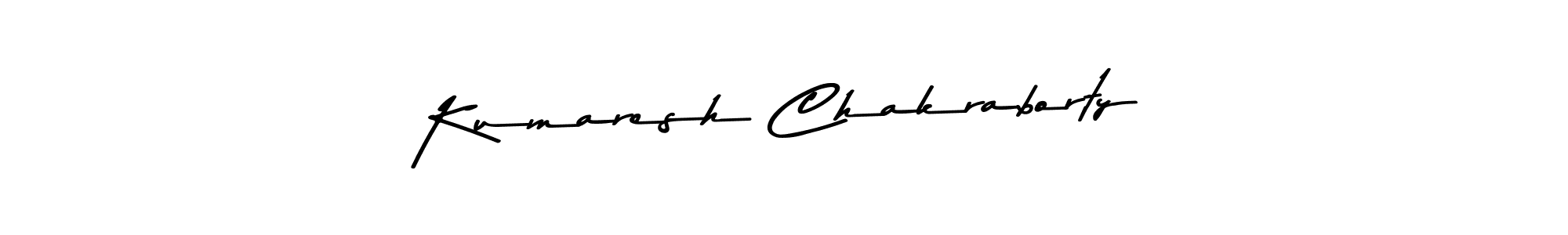 Create a beautiful signature design for name Kumaresh Chakraborty. With this signature (Asem Kandis PERSONAL USE) fonts, you can make a handwritten signature for free. Kumaresh Chakraborty signature style 9 images and pictures png