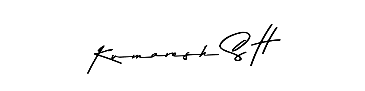 Also we have Kumaresh S H name is the best signature style. Create professional handwritten signature collection using Asem Kandis PERSONAL USE autograph style. Kumaresh S H signature style 9 images and pictures png