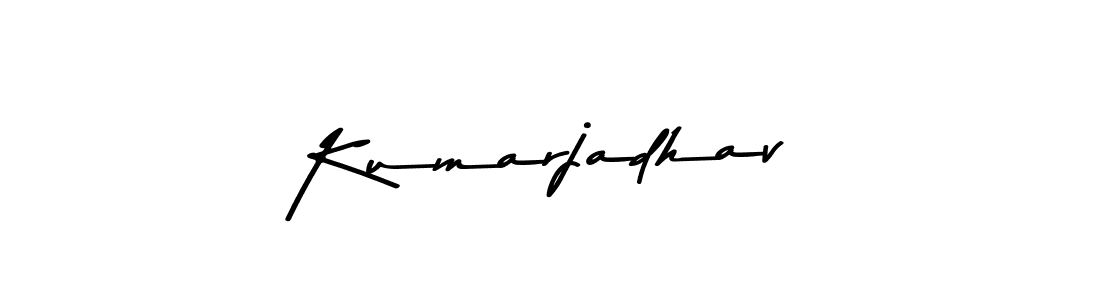 You should practise on your own different ways (Asem Kandis PERSONAL USE) to write your name (Kumarjadhav) in signature. don't let someone else do it for you. Kumarjadhav signature style 9 images and pictures png