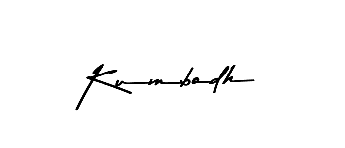 Make a beautiful signature design for name Kumbodh. With this signature (Asem Kandis PERSONAL USE) style, you can create a handwritten signature for free. Kumbodh signature style 9 images and pictures png