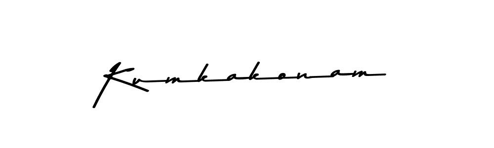 Make a beautiful signature design for name Kumkakonam. With this signature (Asem Kandis PERSONAL USE) style, you can create a handwritten signature for free. Kumkakonam signature style 9 images and pictures png