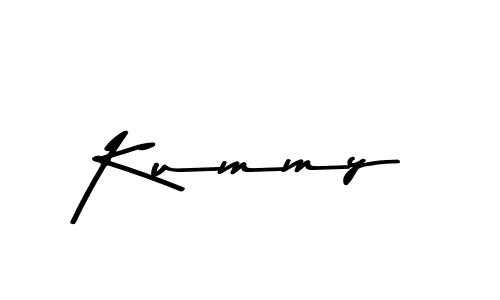 How to make Kummy name signature. Use Asem Kandis PERSONAL USE style for creating short signs online. This is the latest handwritten sign. Kummy signature style 9 images and pictures png