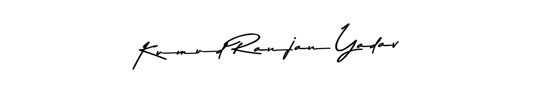 Create a beautiful signature design for name Kumud Ranjan Yadav. With this signature (Asem Kandis PERSONAL USE) fonts, you can make a handwritten signature for free. Kumud Ranjan Yadav signature style 9 images and pictures png