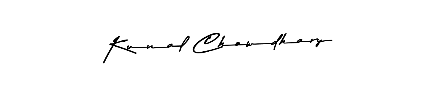 Design your own signature with our free online signature maker. With this signature software, you can create a handwritten (Asem Kandis PERSONAL USE) signature for name Kunal Chowdhary. Kunal Chowdhary signature style 9 images and pictures png