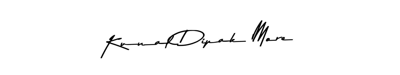 You should practise on your own different ways (Asem Kandis PERSONAL USE) to write your name (Kunal Dipak More) in signature. don't let someone else do it for you. Kunal Dipak More signature style 9 images and pictures png