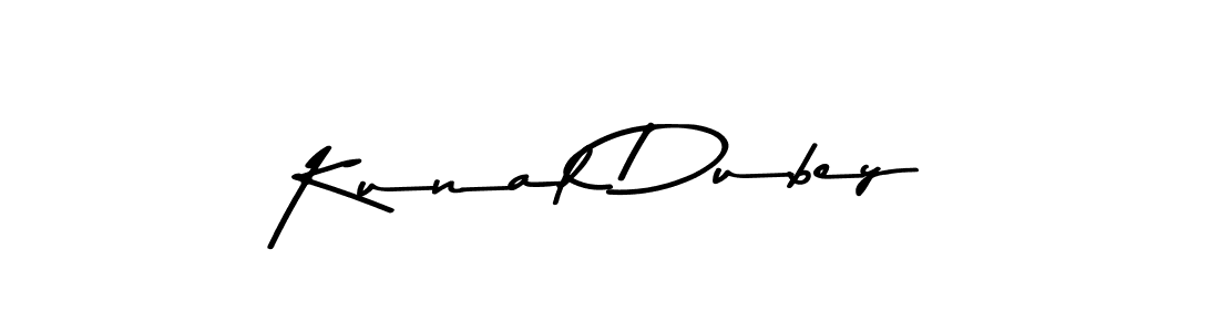 Kunal Dubey stylish signature style. Best Handwritten Sign (Asem Kandis PERSONAL USE) for my name. Handwritten Signature Collection Ideas for my name Kunal Dubey. Kunal Dubey signature style 9 images and pictures png