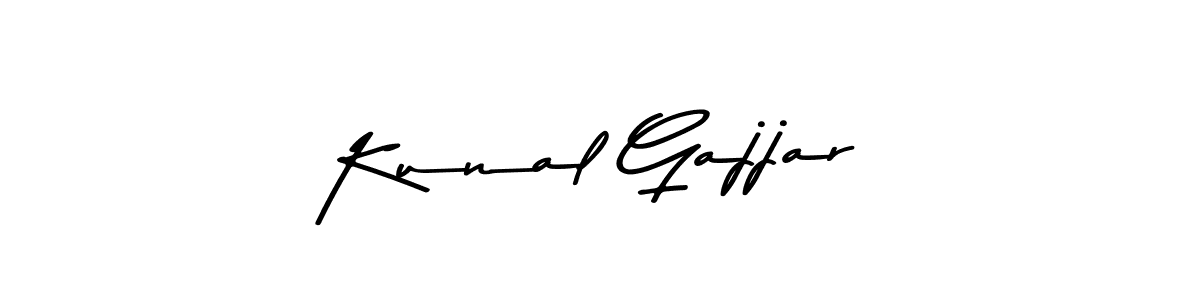 Use a signature maker to create a handwritten signature online. With this signature software, you can design (Asem Kandis PERSONAL USE) your own signature for name Kunal Gajjar. Kunal Gajjar signature style 9 images and pictures png